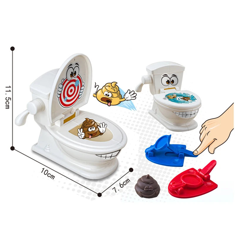 Toilet Poop Toys Party Funny Children's Sensory Toys Stool Toilet Toy for Girls and Boys Todders Kid Children Xmas Gifts