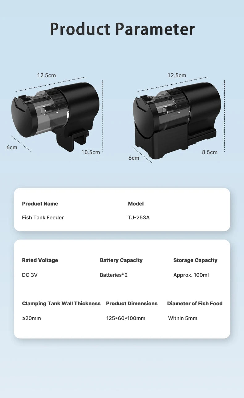 Fish Tank Feeder Intelligent Timed Feeder Ornamental Fish Turtle Food Automatic Feeding Of Fish Food In The Aquarium
