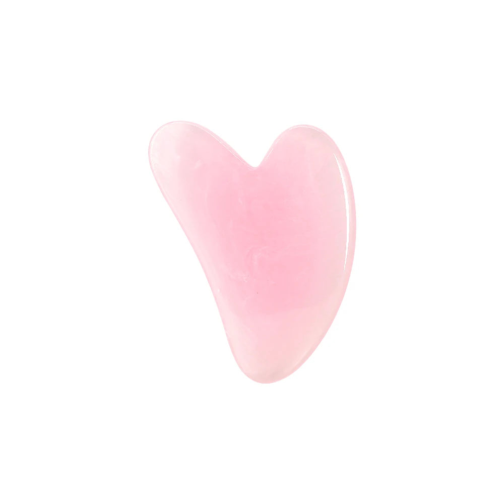 Heart - Shaped Gua Sha in Green Blue and Pink Ideal for Facial and Body Massage Promoting Blood Circulation and Relaxation