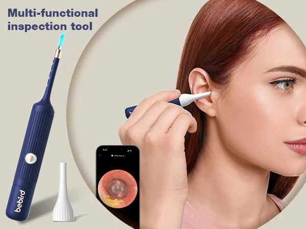 Smart Visual Ear Wax Upgraded Cleaner With Camera 800W HD Endoscope Brighter Clearer Clarity Ear Cleaning Tool Includes Storage