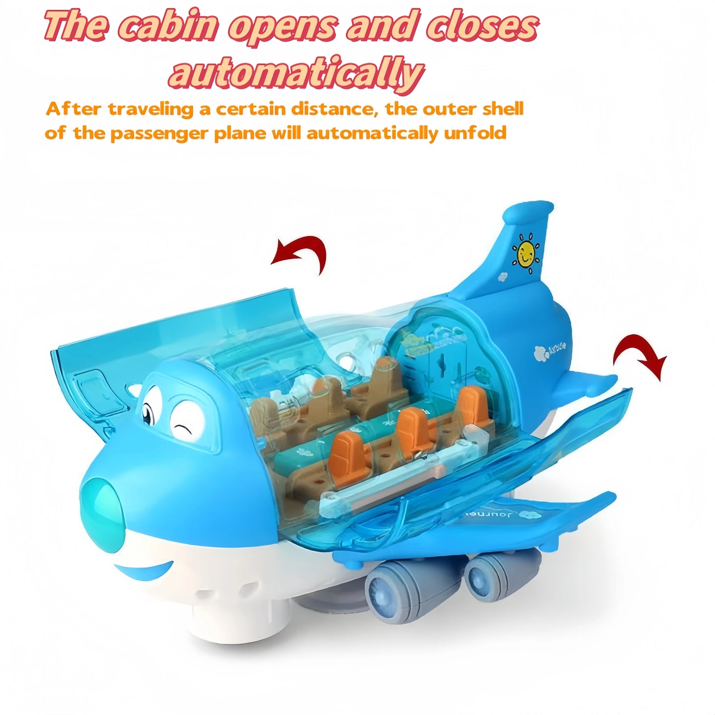 Children's toys: Electric airplane toys/car airplane models/Lights and music - boys' and girls' transportation toys, Christmas