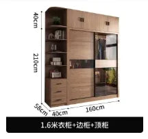 Storage Hanging Wardrobe Clothes Dressing Perfume Wooden Wardrobe Organization Clothing Ropero Para Gurdar Ropahome Furniture
