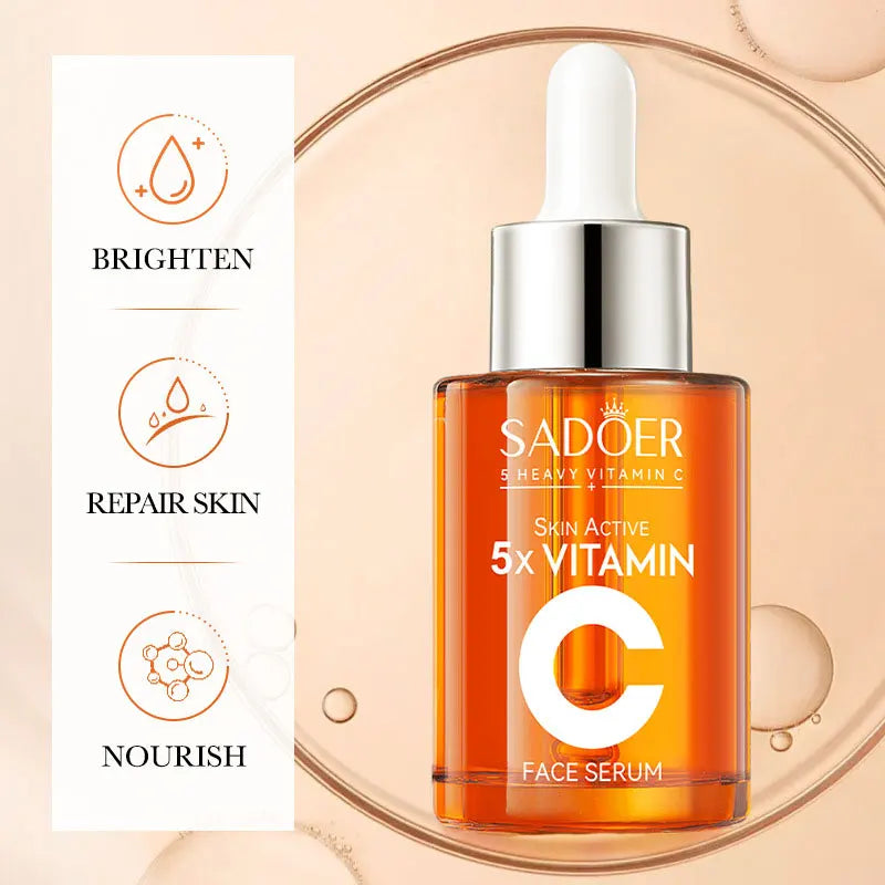 Vitamin C Hydrating Serum 5 Functions Facial Moisturizing Repair Essence Facial Shrink Pores Brightning Korean SkinCare Products
