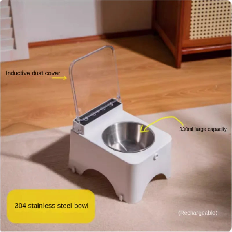 Smart Cat Bowl Intelligent Lid Opening Pet Bowl Infrared Sensor Cat Dog Food Feeder Anti-mouse Pet Food Dispenser Cats Supplies