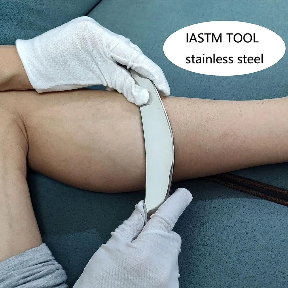 1/4/5/7pcs Stainless Steel Gua Sha Scraping Massage Tool Set IASTM Tools Great Soft Tissue Mobilization Tool