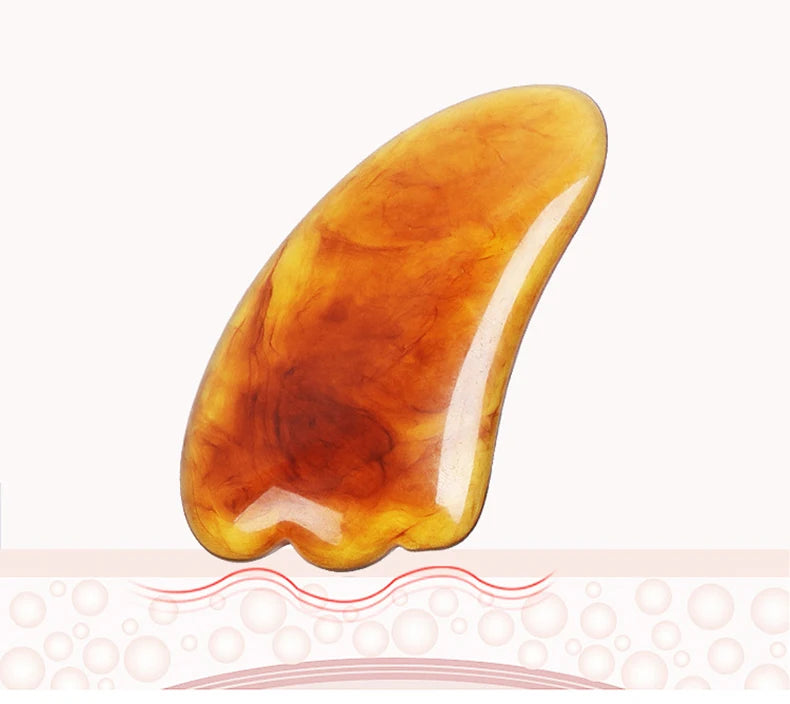 7Pcs/Set Beauty Scrapping Massage Tool Guasha Massager Gua Sha Board Face Eye Body Acupoint Stimulation Therapy SPA Scraper