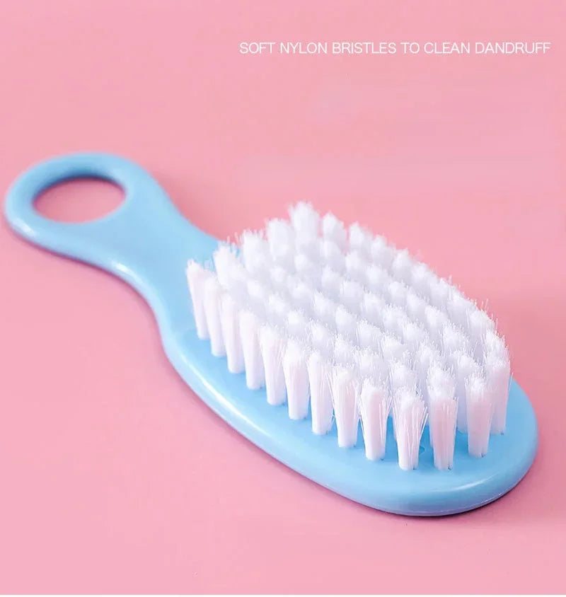 6pcs Baby Care Set Hair Comb Grooming Brush Set Nail Trimmer Scissors Clipper Hygiene Kit Healthcare Tools Sets for Toddler Gift