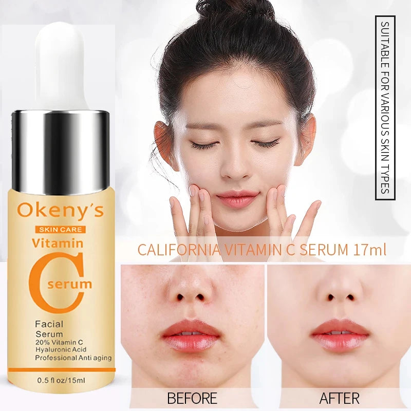 Vitamin C Hydrating Serum functions Facial Moisturizing Repair Essence Facial Shrink Pores Brightning Korean SkinCare Products