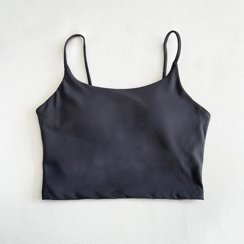 Seamless Naked Sensation Sports Bra – High Support Workout Top for Running, Gym, Pilates & Yoga, Breathable Anti-Bounce Fitness