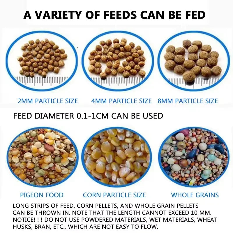 Chicken Feeding Automatic Feeder Chicken Feeding Remote Feeding Feeder Pigeon Feed Timing Solar Feeder