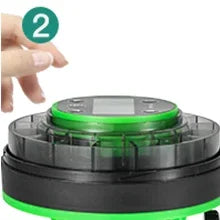 Automatic Fish Feeder for Aquarium, Automatic Food Dispenser with Timer, Rechargeable Timer Feeder, with USB Cable, LCD Display