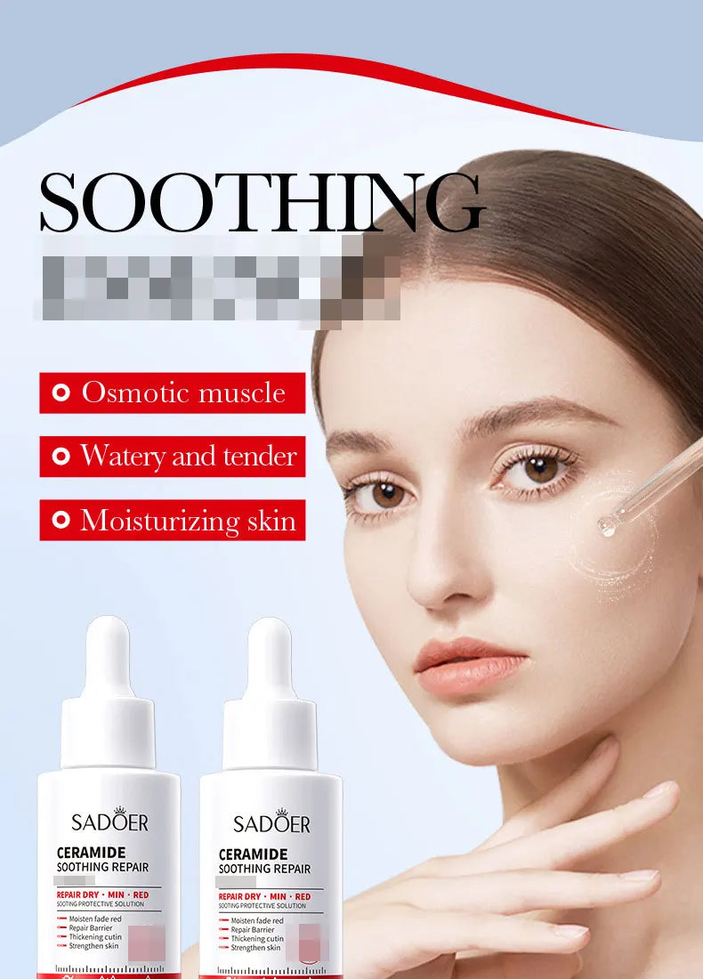 Ceramide Repair Serum Is Specially Designed for Sensitive Skin Repair Damaged Skin Firming and Anti-aging Facial Care Serum