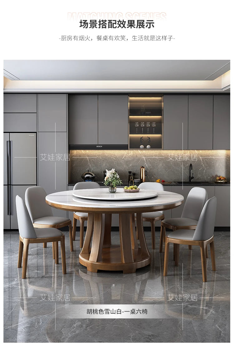 Marble Round Dining Table Nordic Luxury Style Minimalist Modern Dining Table Legs Space Savers Mesa Comedor Home Furniture