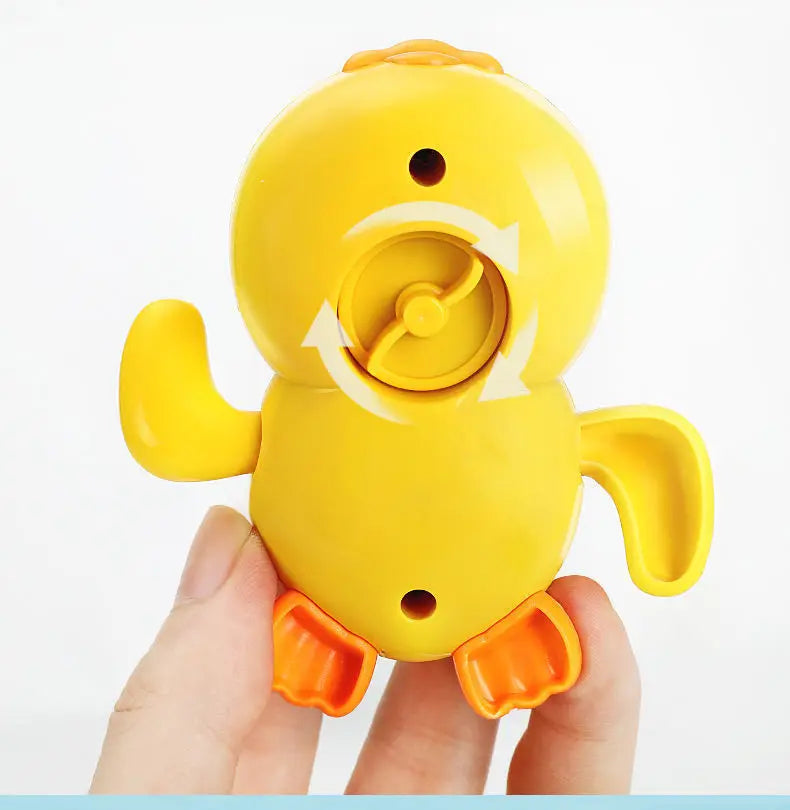 Baby bath toys for children water play small yellow duck swimming baby kids play with water duckling small turtle boys and girls