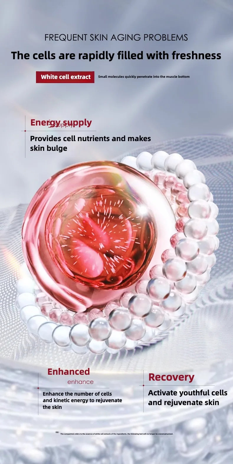 Serum Protein Essence  Anti- Wrinkle Face Serum  Fade Fine Lines Facial Moisturizing brightning Anti Aging Firming Skin Care