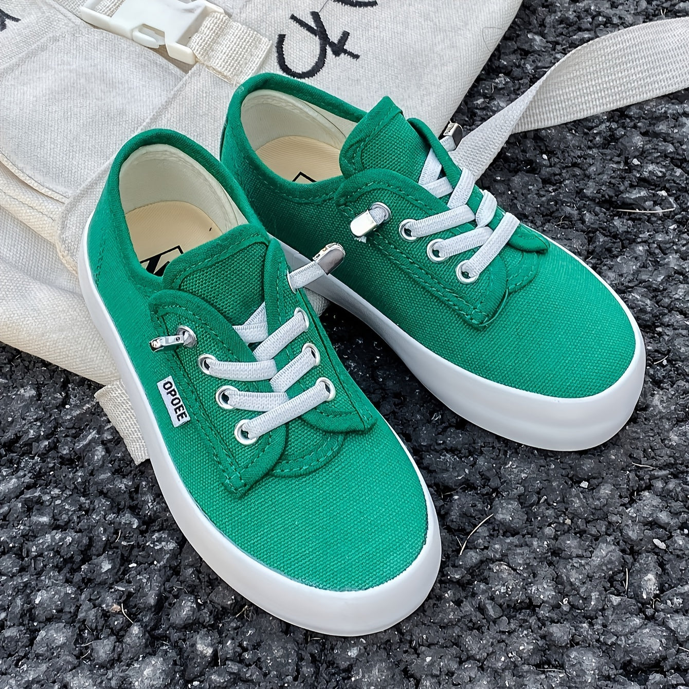 Kids' Comfy Skate Sneakers - Breathable, Non-Slip, Trendy Solid Shoes for Outdoor Activities, Casual Wear, and Everyday Fun - Durable, Easy to Clean, and Perfect for Boys' Active Lifestyle