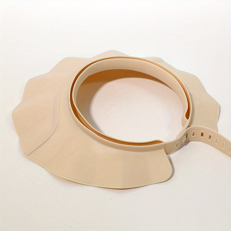 Youngsters' Adjustable Shower Cap with Eye Protection - Soft, Comfortable & Water-Resistant for Easy Hair Washing - Perfect for & Youngsters - Available in White, Pink, Blue, Shower Cap, Bathing Supplies, Bathroom Toys, TWO D