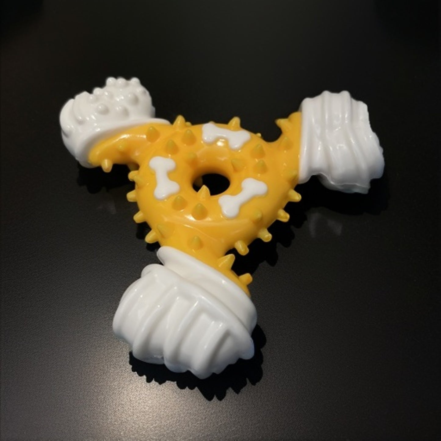 Durable Dog Chew Toy for Teeth Cleaning - Bite-Resistant Nylon Dental Stick with Interactive Puzzle Design, Ideal for Small to Medium Breeds, Promotes Healthy Chewing and Play, Dog Toys for Aggressive Chewers