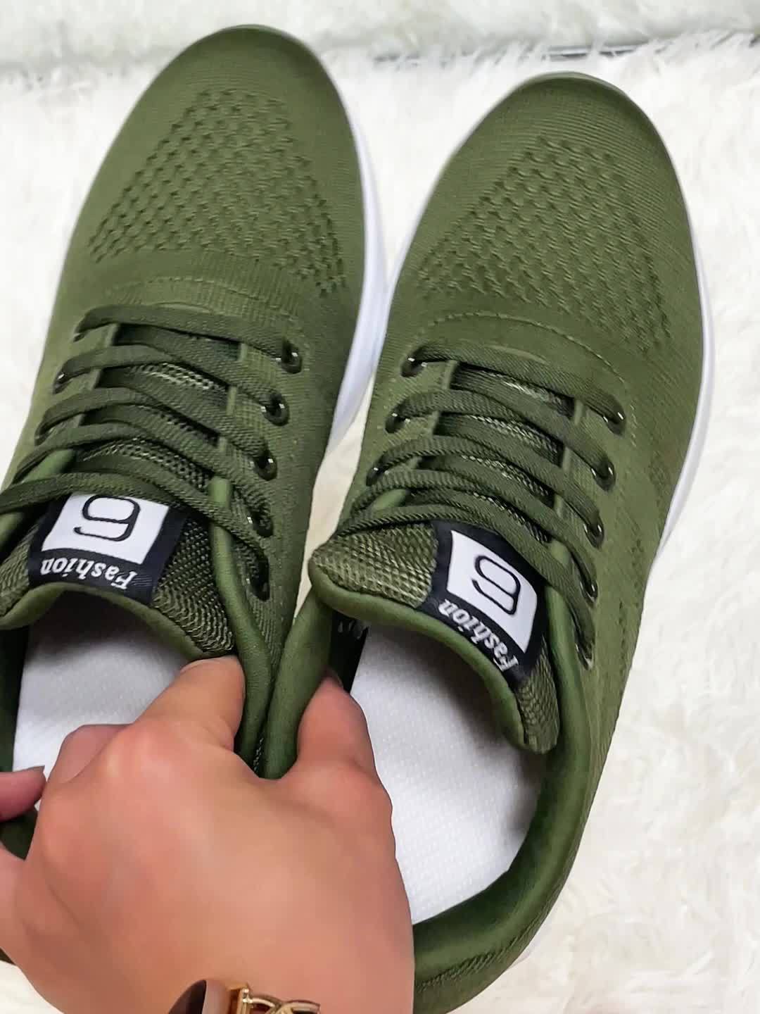 KOWAYI Women's Lightweight Breathable Mesh Low-Top Sneakers - Summer Casual Shoes with Cushioned Comfort, Black & White Accents for Walking, Errands & Casual Attire, Sporty Lifestyle Shoes | Modern Sneakers | Breathable Mesh