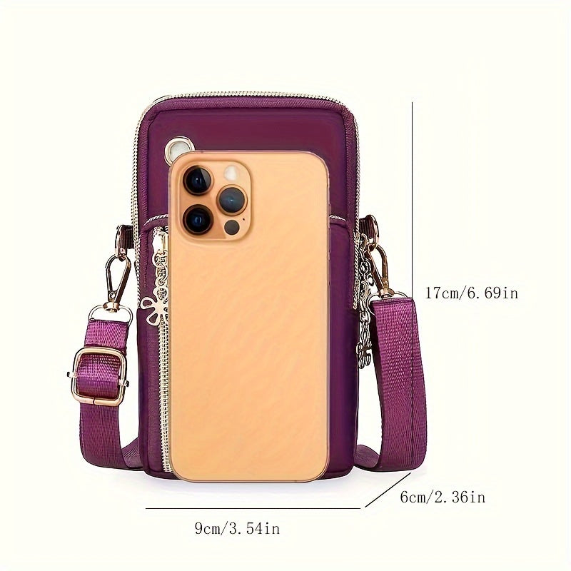 1pc Stylish Womens Fashion Crossbody Mini Bag - Portable Sports Arm Wallet for Active Lifestyle - Lightweight, Secure Phone & Lipstick Holder, Perfect for On-the-Go Convenience