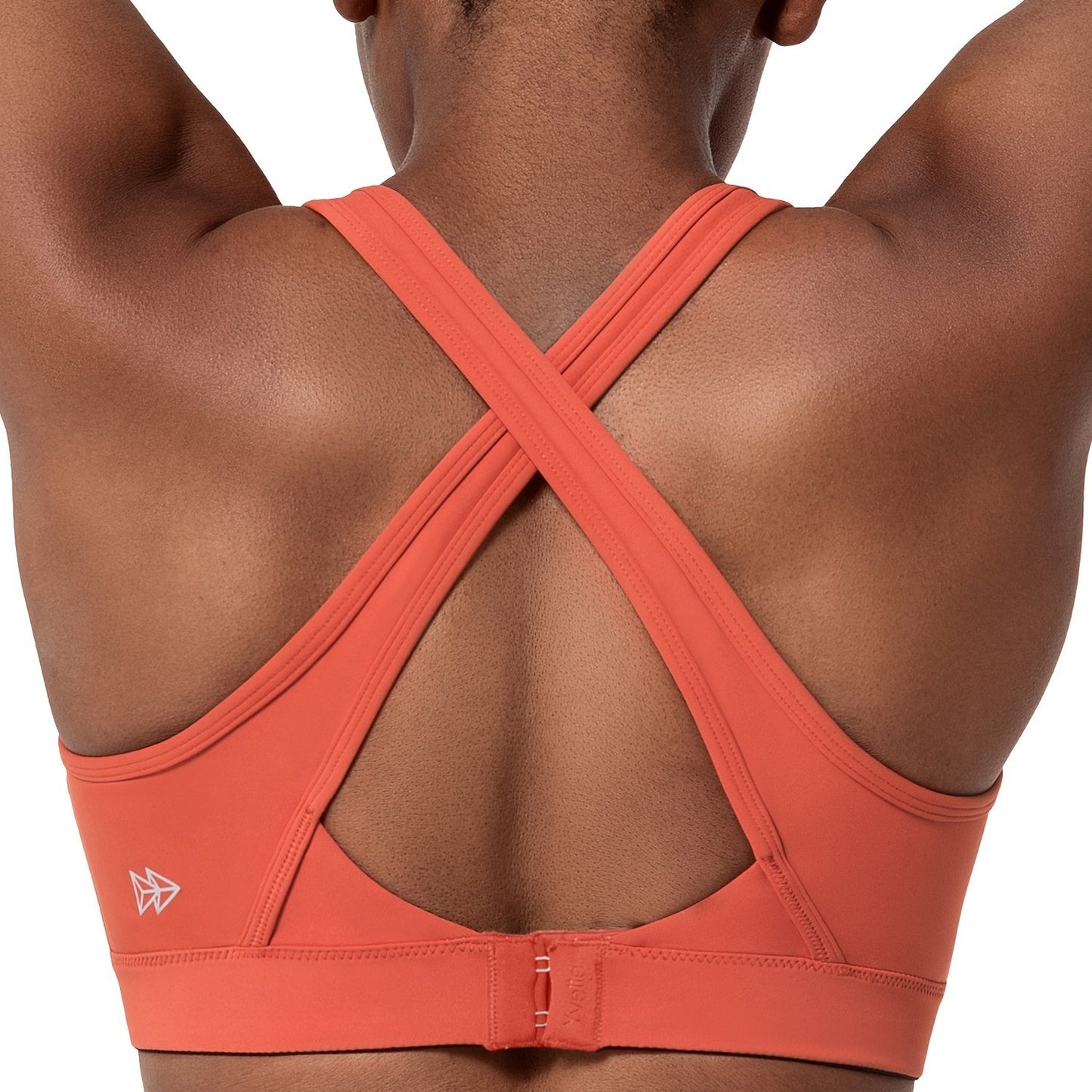 Ultimate Comfort Sports Bra for Women - High Support, Cross Back, Enfold Hollow Out, Padded, Breathable, Quick Dry, Moisture Wicking for Running, Yoga, Fitness and Active Lifestyle